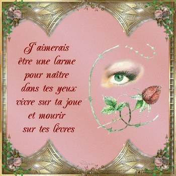 Une larme ..........